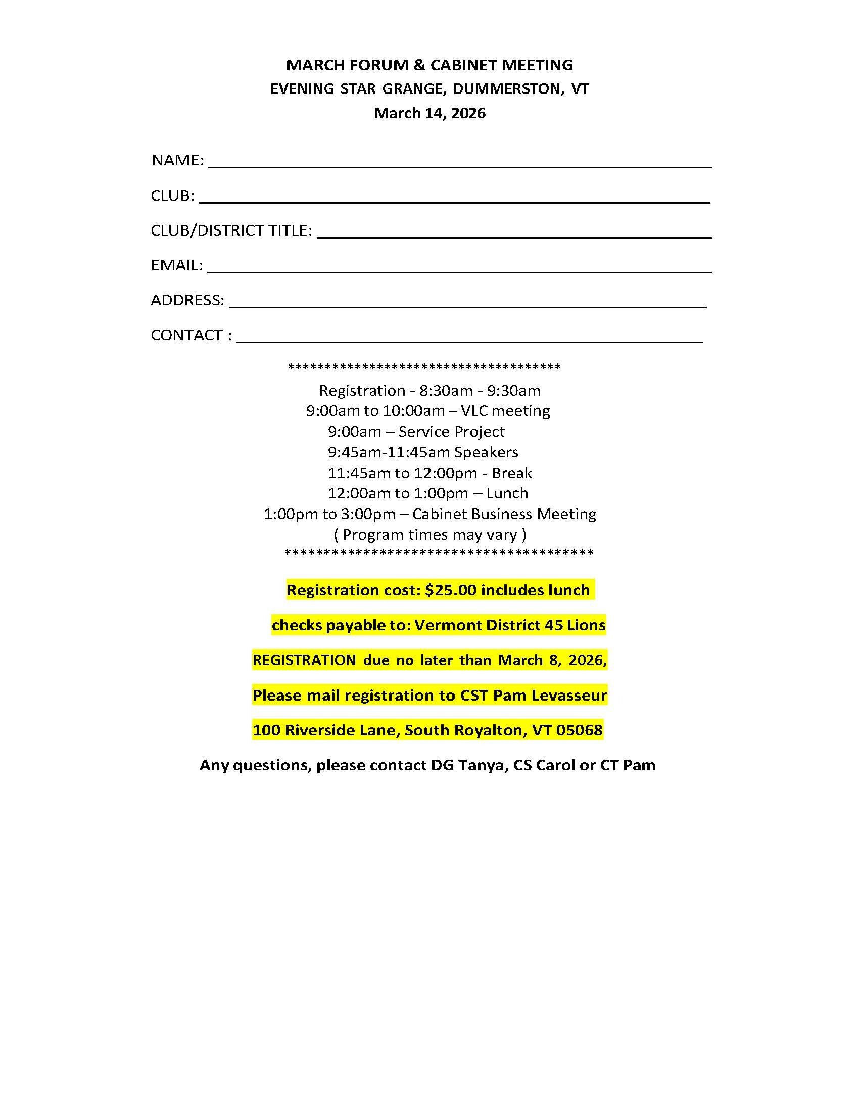 March 2026 Cabinet Registration Form.doc Page 2