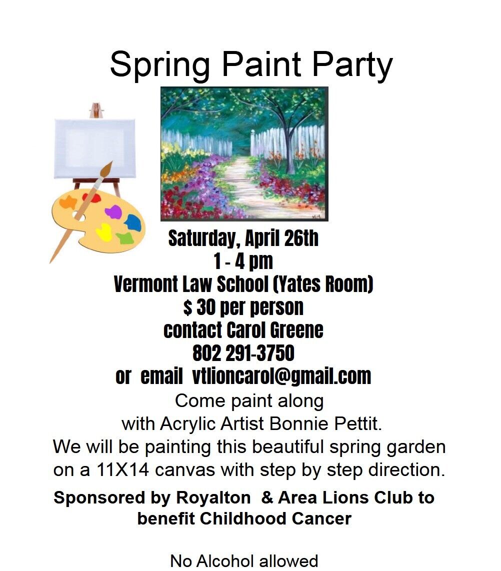 Spring Paint Party